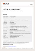 UL/CSA HEATING HOSES - 2