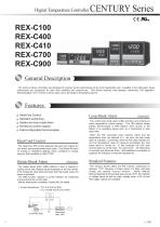 REX-C100 / REX-C400 / REX-C410 / REX-C700 / REX-C900-1