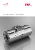 Helical screw flow meter RS10 