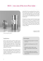 Helical screw flow meter RS10 -2