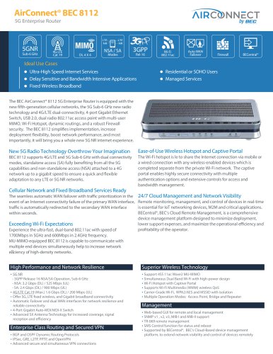 AirConnect&reg; BEC 8112