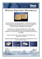 Woven Friction Materials - 1