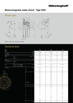 Electromagnetic tooth clutch Type 543 - 5