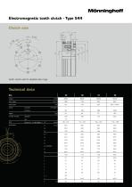 Electromagnetic tooth clutch Type 544 - 5