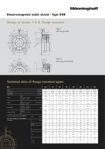 Electromagnetic tooth clutch Type 546 - 5