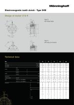 Electromagnetic tooth clutch Type 549 - 5