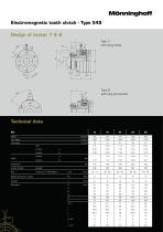 Electromagnetic tooth clutch Type 549 - 6