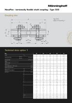 HexaFlex - torsionally flexible shaft coupling - 10