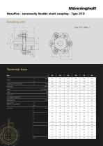 HexaFlex - torsionally flexible shaft coupling - 7