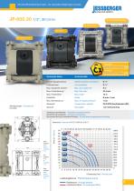 Air operated diaphragm pumps of series JP-800 - 5