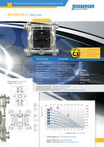 Air operated diaphragm pumps of series JP-800 - 7