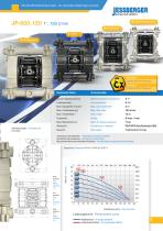 Air operated diaphragm pumps of series JP-800 - 9