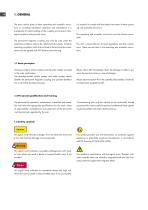 Operating and assembly instructions - 4