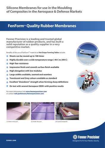 Silicone Membranes for use in the Moulding of Composites