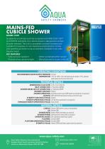 MAINS-FED CUBICLE SHOWER - 1