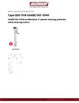 Type QDG 7XW ASABE/ ISO-12140-1