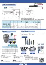 Center Line Alignment Adjustable Collet Holder - 2