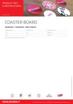 COASTER BOARD product info & specifications - 2