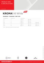 KROMA® All White product info & specifications - 2