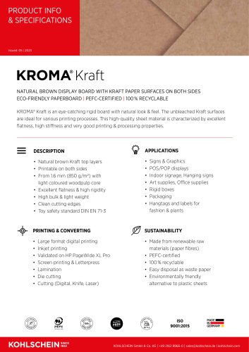 KROMA&reg; Inkjet Pro Matt product info & specifications_2023