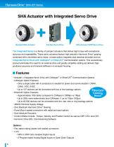SHA Rotary Actuator with Integrated Servo Drive-2