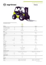 Technical datasheet TW25 - 1