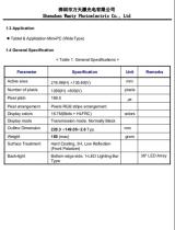 TFT LCD display module WTY101A08A01LM-2