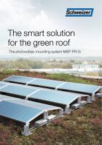 The smart solution for the green roof  The photovoltaic mounting system MSP-FR-G - 1