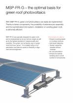 The smart solution for the green roof  The photovoltaic mounting system MSP-FR-G - 2