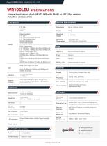 WR100LEU-Compact and secure dual-SIM LTE CPE with RS485 or RS232 for variousindustrial use scenarios-1