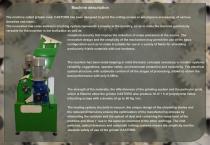 Grinder polystyrene  mod. Castoro-2