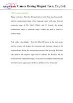User Manual of DX-330F Fluxgate Magnetometer-6
