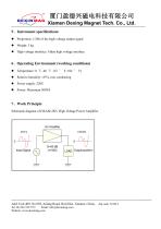 User Manual of DXAM-2KV High Voltage Power Amplifier-4