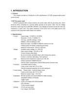 User Manual of DXF2030 Current Source-1