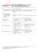 User Manual of DXMM-20C20 Pulse Magnetizer-5