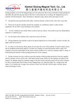 User Manual of DXMM-20C40 Impulse Magnetizer-4