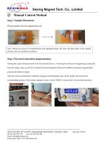 User Manual of DXMM-20C80 Magnetizer-8