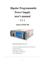 User Manual of DXMP-300 Power Supply-1