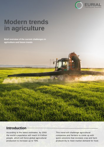 Modern trends in agriculture