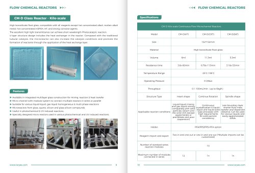 LARYEE continuous flow reator CM-D