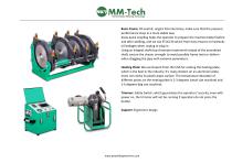 Automatic Butt Fusion Machine SWT-V250 CNC 90MM-250MM (2" IPS - 8" IPS)-4