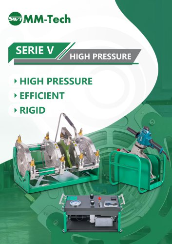 High Pressure Butt Fusion Welding Machine V250SHP V315SHP catalog