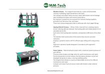 Hydraulic Butt Fusion Machine SWT-V450 200MM-450MM (8" IPS - 18" IPS) The-3