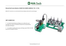 Manual Butt Fusion Machine V160M PLUS 50MM-160MM (2" IPS - 6" IPS)-1