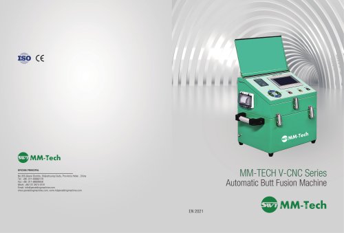 MM-TECH V-CNC Series Automatic Butt Fusion Machine