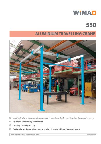 Aluminium Travelling Crane