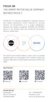 FOCUS-1 – THE SMART METER VALVE - 4