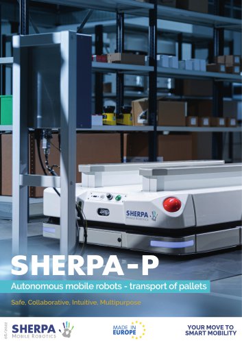 SHERPA-P Autonomous mobile robots - transport of pallets