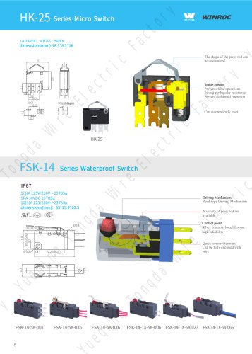 Waterproof Micro Switch