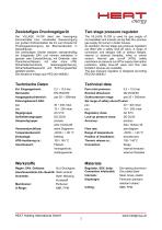 two stage domestic regulator VF-2